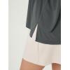 imageODODOS Womens Side Split Tee Modal Soft Raglan Short Sleeve Relaxed Fit Casual Lounge TShirts Yoga TopsCharcoal