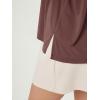 imageODODOS Womens Side Split Tee Modal Soft Raglan Short Sleeve Relaxed Fit Casual Lounge TShirts Yoga TopsSangria