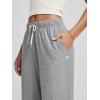 imageODODOS Womens Straight Leg Pants Ultra Soft Stratum Tech Relaxed Casual Pajama Lounge Pants with Pockets29 InseamGrey Heather