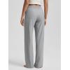 imageODODOS Womens Straight Leg Pants Ultra Soft Stratum Tech Relaxed Casual Pajama Lounge Pants with Pockets29 InseamGrey Heather