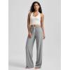 imageODODOS Womens Straight Leg Pants Ultra Soft Stratum Tech Relaxed Casual Pajama Lounge Pants with Pockets29 InseamGrey Heather