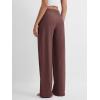imageODODOS Womens Straight Leg Pants Ultra Soft Stratum Tech Relaxed Casual Pajama Lounge Pants with Pockets29 InseamJava Heather
