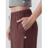 imageODODOS Womens Straight Leg Pants Ultra Soft Stratum Tech Relaxed Casual Pajama Lounge Pants with Pockets29 InseamJava Heather