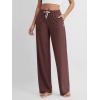 imageODODOS Womens Straight Leg Pants Ultra Soft Stratum Tech Relaxed Casual Pajama Lounge Pants with Pockets29 InseamJava Heather