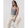 imageODODOS Womens Straight Leg Pants Ultra Soft Stratum Tech Relaxed Casual Pajama Lounge Pants with Pockets29 InseamMilkweed Heather