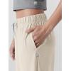 imageODODOS Womens Straight Leg Pants Ultra Soft Stratum Tech Relaxed Casual Pajama Lounge Pants with Pockets29 InseamMilkweed Heather