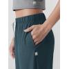 imageODODOS Womens Straight Leg Pants Ultra Soft Stratum Tech Relaxed Casual Pajama Lounge Pants with Pockets29 InseamNavy Heather