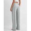 imageODODOS Womens Straight Leg Pants Ultra Soft Stratum Tech Relaxed Casual Pajama Lounge Pants with Pockets29 InseamPale Grey Heather