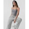 imageODODOS Womens Straight Leg Pants Ultra Soft Stratum Tech Relaxed Casual Pajama Lounge Pants with Pockets29 InseamPale Grey Heather