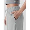 imageODODOS Womens Straight Leg Pants Ultra Soft Stratum Tech Relaxed Casual Pajama Lounge Pants with Pockets29 InseamPale Grey Heather