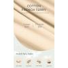 imageODODOS Womens Sweat Shorts 5quot Cotton French Terry High Waist Workout Casual Lounge Shorts with PocketsBeige