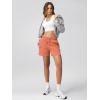 imageODODOS Womens Sweat Shorts 5quot Cotton French Terry High Waist Workout Casual Lounge Shorts with PocketsDusted Clay