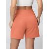 imageODODOS Womens Sweat Shorts 5quot Cotton French Terry High Waist Workout Casual Lounge Shorts with PocketsDusted Clay
