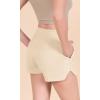 imageODODOS Womens Sweat Shorts Cotton French Terry Curved Hem Workout Casual Relaxed Lounge Shorts with PocketsBeige