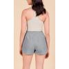 imageODODOS Womens Sweat Shorts Cotton French Terry Curved Hem Workout Casual Relaxed Lounge Shorts with PocketsGrey Heather
