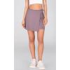 imageODODOS Wrap Skorts for Women Builtin Shorts High Waist Tennis Skirts with Pockets for Casual Athletic GolfChalk Violet