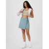 imageODODOS Wrap Skorts for Women Builtin Shorts High Waist Tennis Skirts with Pockets for Casual Athletic GolfChambray