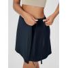 imageODODOS Wrap Skorts for Women Builtin Shorts High Waist Tennis Skirts with Pockets for Casual Athletic GolfDeep Navy