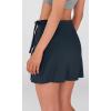 imageODODOS Wrap Skorts for Women Builtin Shorts High Waist Tennis Skirts with Pockets for Casual Athletic GolfNavy