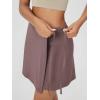 imageODODOS Wrap Skorts for Women Builtin Shorts High Waist Tennis Skirts with Pockets for Casual Athletic GolfPurple Taupe