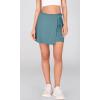 imageODODOS Wrap Skorts for Women Builtin Shorts High Waist Tennis Skirts with Pockets for Casual Athletic GolfSteel Blue