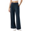 imageODODOS Modal Soft Wide Leg Pants for Women High Waist Casual Relaxed Pants with Pockets 27quot Inseam Navy Large