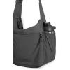 imageODODOS 20L Crossbody Tote Bag Large Capacity Lightweight Hobo Shoulder Sling Bags for Gym Shopping Beach TravelClassic Black
