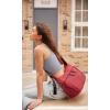 imageODODOS 20L Crossbody Tote Bag Large Capacity Lightweight Hobo Shoulder Sling Bags for Gym Shopping Beach TravelJester Red