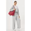 imageODODOS 20L Crossbody Tote Bag Large Capacity Lightweight Hobo Shoulder Sling Bags for Gym Shopping Beach TravelJester Red