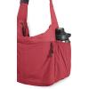 imageODODOS 20L Crossbody Tote Bag Large Capacity Lightweight Hobo Shoulder Sling Bags for Gym Shopping Beach TravelJester Red