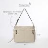 imageODODOS 20L Crossbody Tote Bag Large Capacity Lightweight Hobo Shoulder Sling Bags for Gym Shopping Beach TravelStone Gray