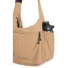 imageODODOS 20L Crossbody Tote Bag Large Capacity Lightweight Hobo Shoulder Sling Bags for Gym Shopping Beach TravelTaupe
