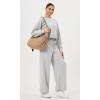 imageODODOS 20L Crossbody Tote Bag Large Capacity Lightweight Hobo Shoulder Sling Bags for Gym Shopping Beach TravelTaupe