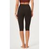 imageODODOS Buttery Soft Lounge Yoga Capris for Women 14quot  19quot  21quot High Waist Capri LeggingsDark Brown