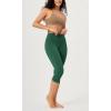imageODODOS Buttery Soft Lounge Yoga Capris for Women 14quot  19quot  21quot High Waist Capri LeggingsDark Green