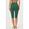 imageODODOS Buttery Soft Lounge Yoga Capris for Women 14quot  19quot  21quot High Waist Capri LeggingsDark Green