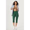 imageODODOS Buttery Soft Lounge Yoga Capris for Women 14quot  19quot  21quot High Waist Capri LeggingsDark Green