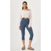 imageODODOS Buttery Soft Lounge Yoga Capris for Women 14quot  19quot  21quot High Waist Capri LeggingsInk Blue