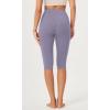 imageODODOS Buttery Soft Lounge Yoga Capris for Women 14quot  19quot  21quot High Waist Capri LeggingsLilac Smoke