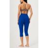 imageODODOS Buttery Soft Lounge Yoga Capris for Women 14quot  19quot  21quot High Waist Capri LeggingsRoyal Blue