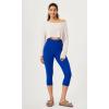 imageODODOS Buttery Soft Lounge Yoga Capris for Women 14quot  19quot  21quot High Waist Capri LeggingsRoyal Blue