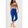imageODODOS Buttery Soft Lounge Yoga Capris for Women 14quot  19quot  21quot High Waist Capri LeggingsRoyal Blue