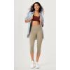 imageODODOS Buttery Soft Lounge Yoga Capris for Women 14quot  19quot  21quot High Waist Capri LeggingsShaker Beige