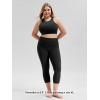 imageODODOS Buttery Soft Lounge Yoga Leggings for Women 23quot  25quot 28quot High Waist Yoga PantsBlack
