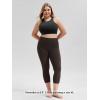 imageODODOS Buttery Soft Lounge Yoga Leggings for Women 23quot  25quot 28quot High Waist Yoga PantsDark Brown