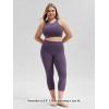 imageODODOS Buttery Soft Lounge Yoga Leggings for Women 23quot  25quot 28quot High Waist Yoga PantsDark Purple