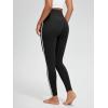imageODODOS Buttery Soft Lounge Yoga Leggings for Women 23quot  25quot 28quot High Waist Yoga PantsPiping Black