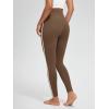 imageODODOS Buttery Soft Lounge Yoga Leggings for Women 23quot  25quot 28quot High Waist Yoga PantsPiping Brunette