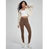imageODODOS Buttery Soft Lounge Yoga Leggings for Women 23quot  25quot 28quot High Waist Yoga PantsPiping Brunette