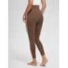 imageODODOS Buttery Soft Lounge Yoga Leggings for Women 23quot  25quot 28quot High Waist Yoga PantsPiping Brunette